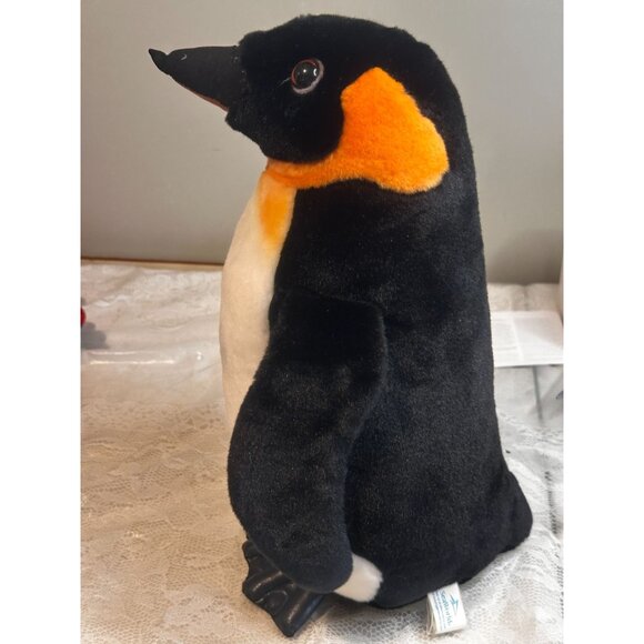 Seaworld Other - SeaWorld Plush Emperor Penguin Black White Stuffed Animal Large 12"